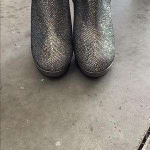Silver shoes
